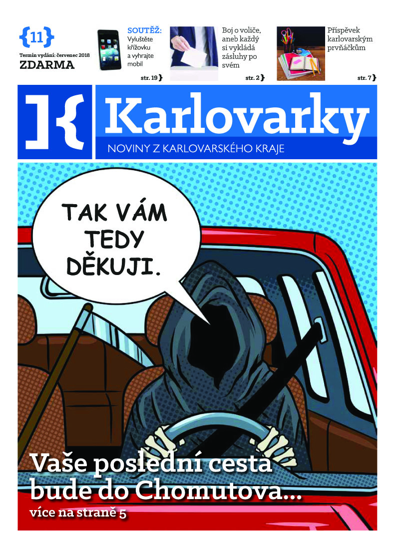 Červencové vydání Karlovarek ke stažení ve formátu pdf
